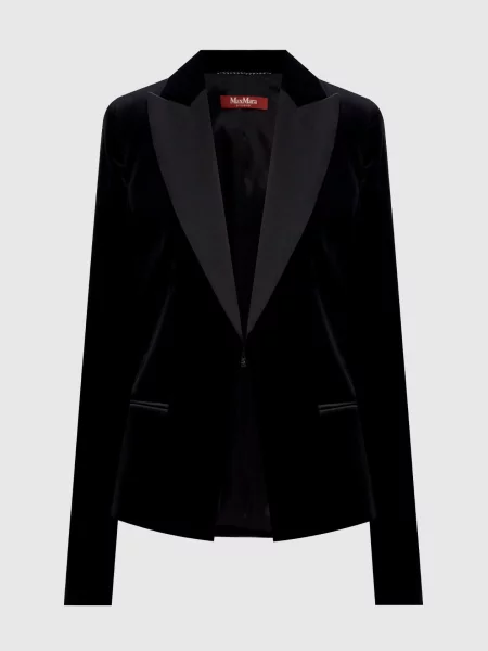 Оксамитовий жакет EFILANTE Max Mara чорний