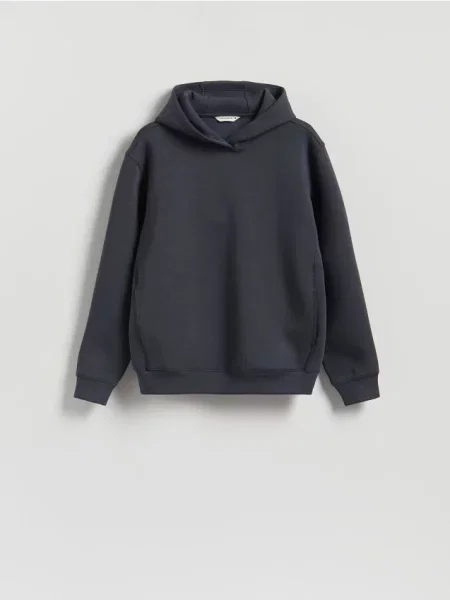 Reserved Hanorac regular fit gri-închis gri