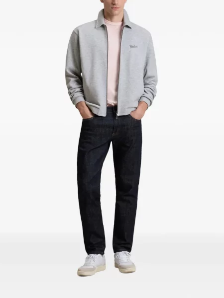 Hanorac cu fermoar Woolrich gri