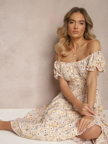 Rochie Saniren galbenă