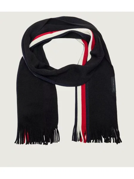 Tommy Hilfiger Șal Rashelle cu adaos de lână alb