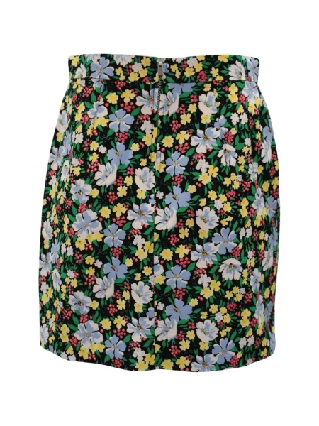 Fustă tip creion Maje cu model floral negru