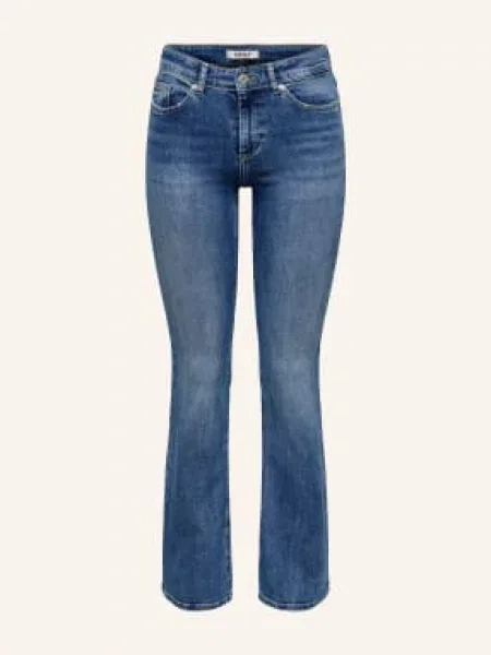 Only Rozšířené Džíny S Ozdobnými Kamínky medium blue denim modré