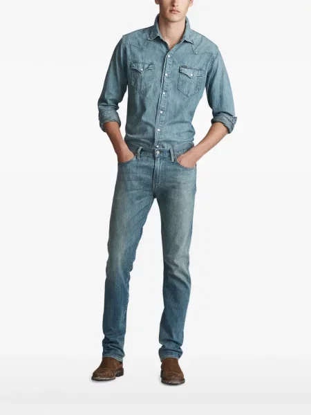 Καρό κασκέτο Polo Ralph Lauren με κέντημα με κουκούλα κόκκινο