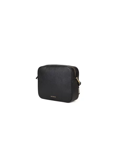 Torebka crossbody Coccinelle skórzana czarna