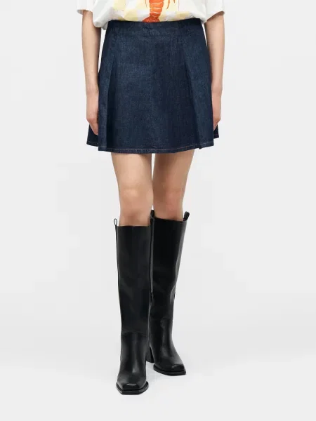 ONLY Fustă ONLSONNET denim albastru