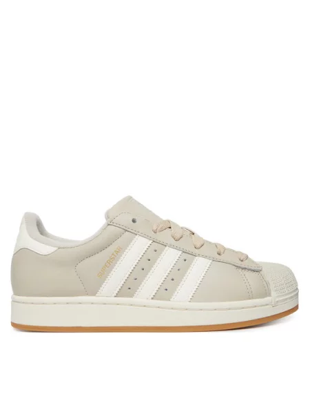 Sneakersy adidas Superstar II béžová