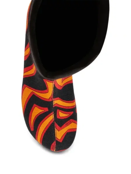 Botine Pucci cu imagine negru