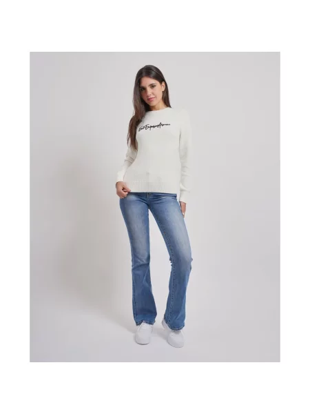 Jeansy dzwony Armani Exchange dzwony niebieskie