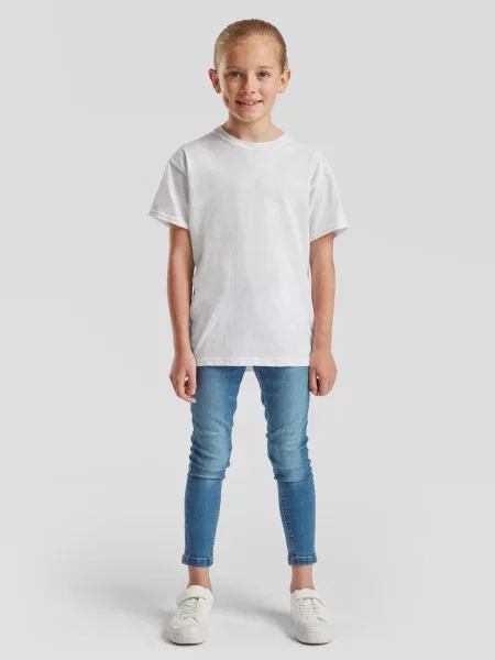 Tricou copii Fruit Of The Loom alb