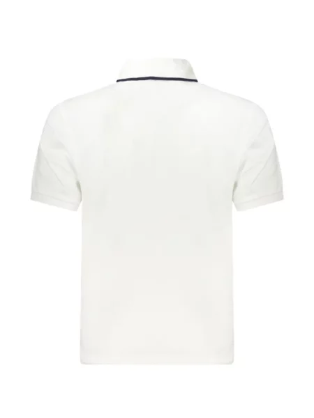 Tricou polo North Sails cu autograf alb