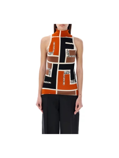 Top Fendi z dekoltem halter