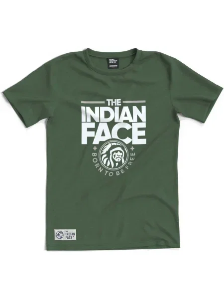 Tričko The Indian Face zelená