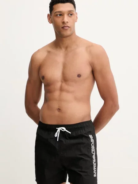 Kopalne hlače Emporio Armani Underwear črna
