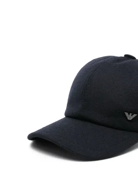 Șapcă Emporio Armani cu autograf albastru