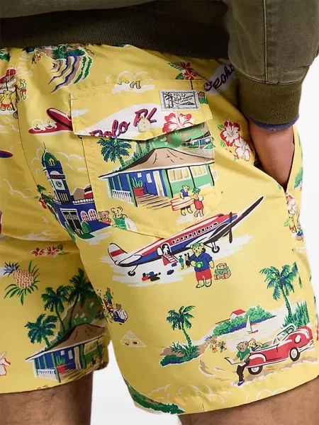 Odgovarati hlače Polo Ralph Lauren s vezom narančasta