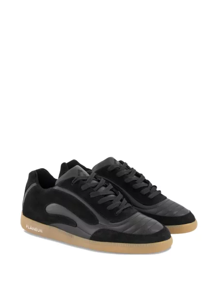 Sneakerși Flâneur din piele de căprioară negru