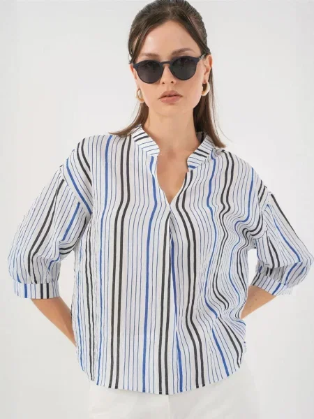 Bigdart Bluza Blusen mornarsko plava