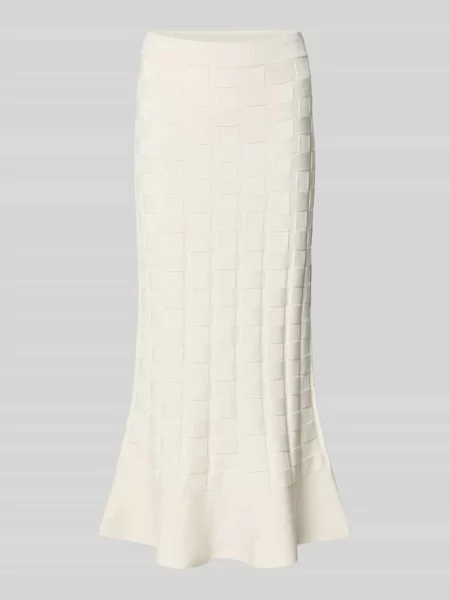 Dopasowana spódnica midi z mieszanka model Foppy' Boss biała