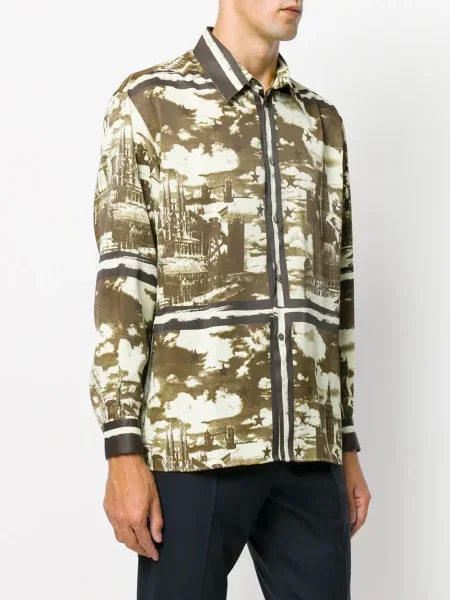 Košile Jean Paul Gaultier Pre-owned s potiskem zelená