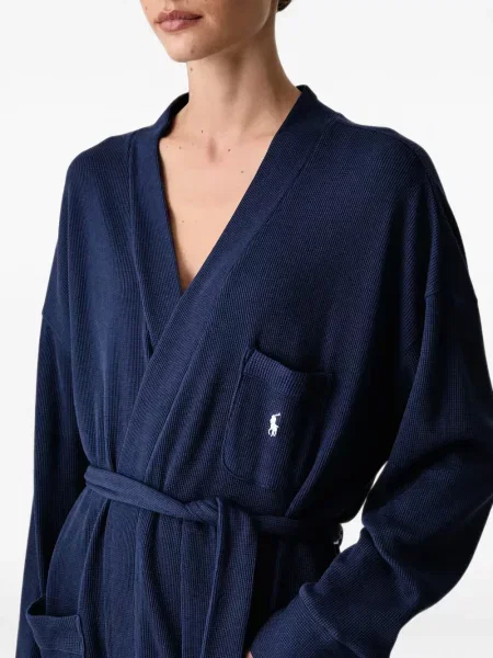 Pletene trčanje hlače Polo Ralph Lauren s vezom crvena