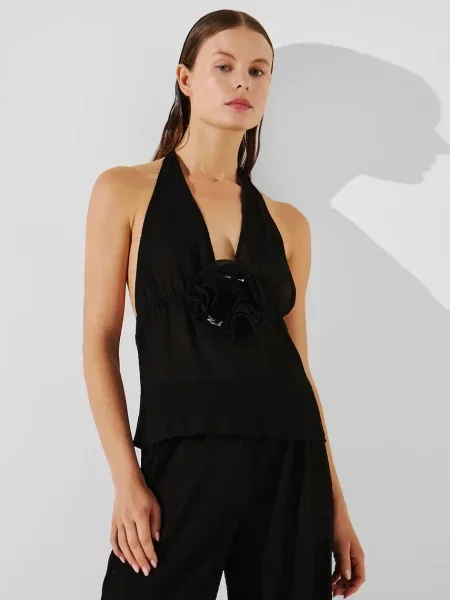 Costum de baie Karl Lagerfeld negru