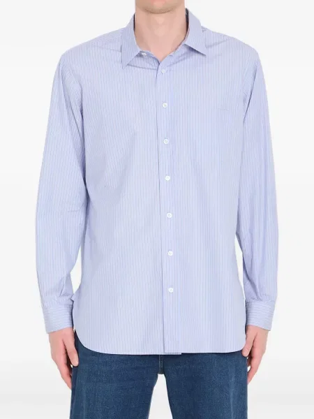 Cămașă The Row cu dungi albastru