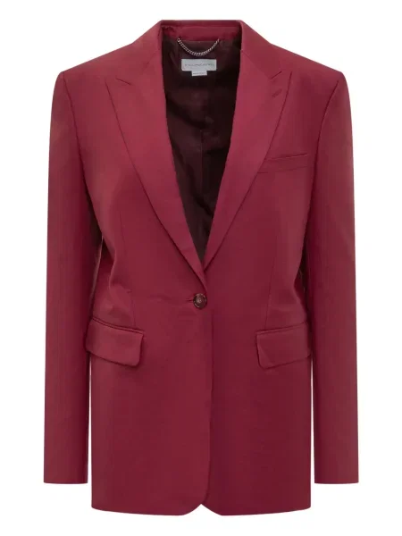 Sacou Stella Mccartney de lână roșu