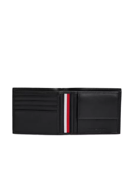 Tommy Hilfiger Peňaženka Th Seasonal Cc And Coin čierna