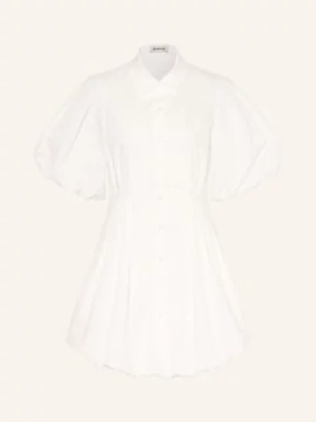 Simkhai Sukienka Koszulowa Cleo weiss biała