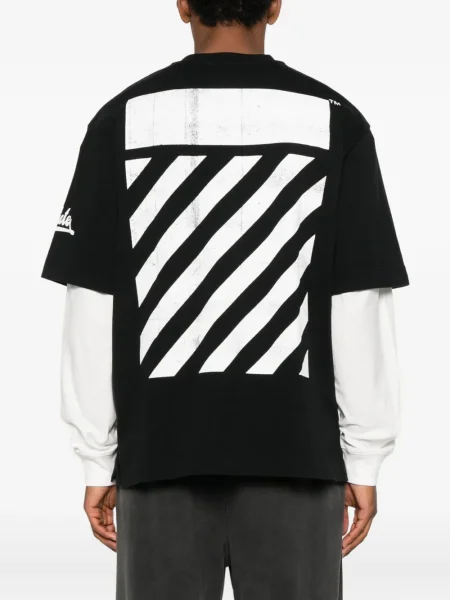 Tricou Off-white cu imagine alb