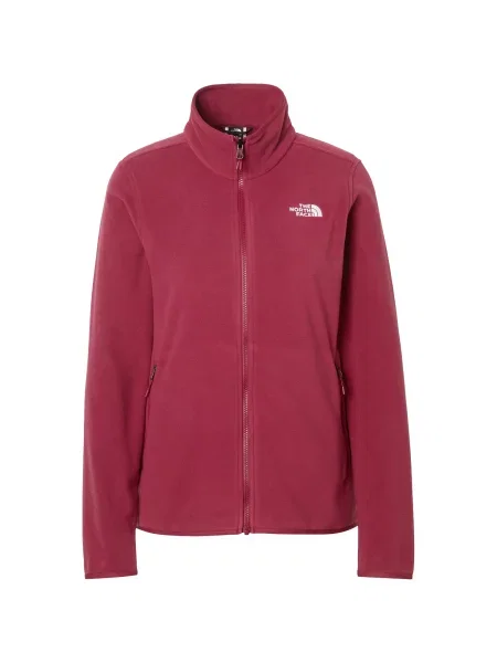 THE NORTH FACE Jachetă fleece funcțională GLACIER roșu burgundy alb