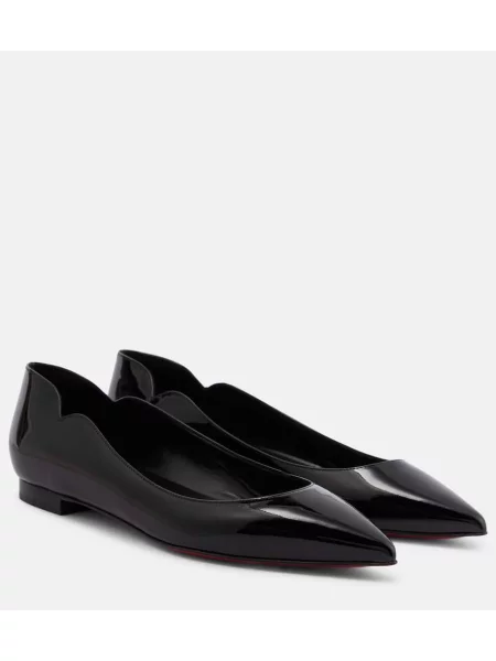 Balerini Christian Louboutin din piele negru
