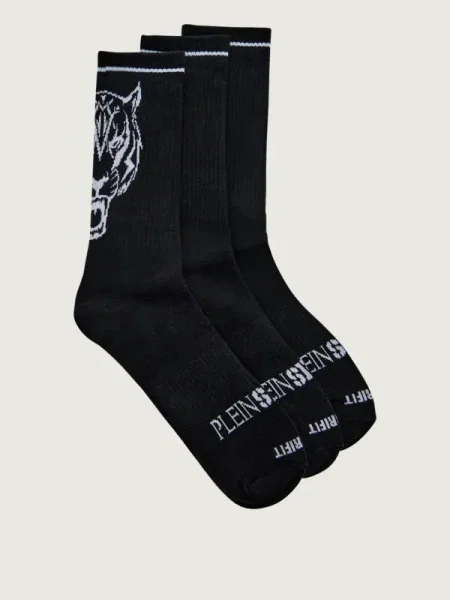 Plein Sport Șosete Tiger negru
