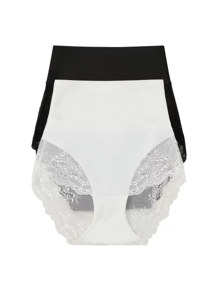Bonprix Chiloți modelatori negru alb