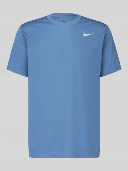 T-shirt sportowy o kroju regular fit z nadrukiem z logo Nike Training niebieska
