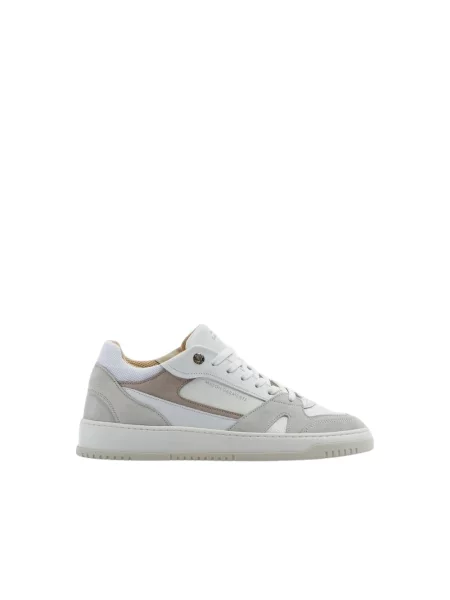 Sneakersy Mason Garments skórzane białe