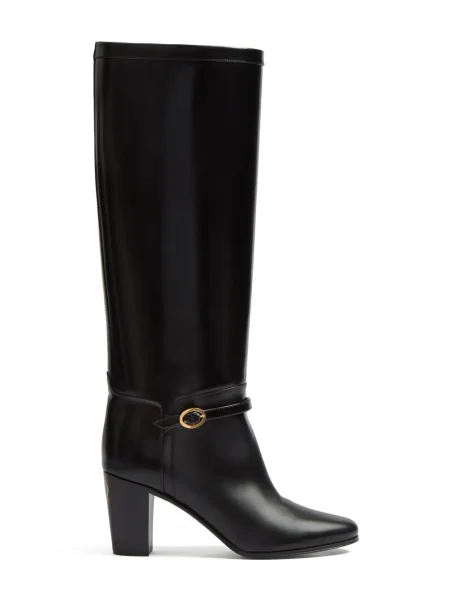 Botine Valentino Garavani din piele negru
