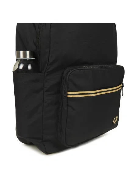 FRED PERRY Tipped Tape Backpack Black Universal černý