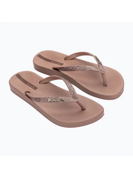 Дамски джапанки Ipanema Anatomica Lolita brown/glitter brown кафяво