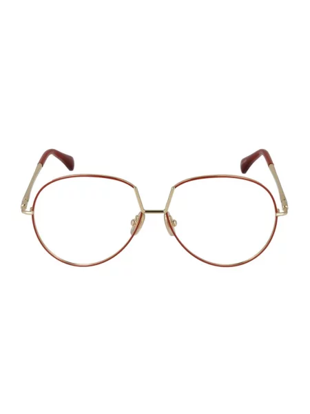 Okulary przeciwsłoneczne Max Mara pomarańczowe
