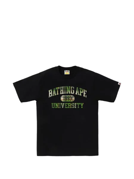 Tricou A Bathing Ape® cu imagine cu model camuflaj negru