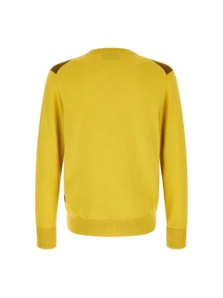 Sweter Ballantyne z kaszmiru żółty