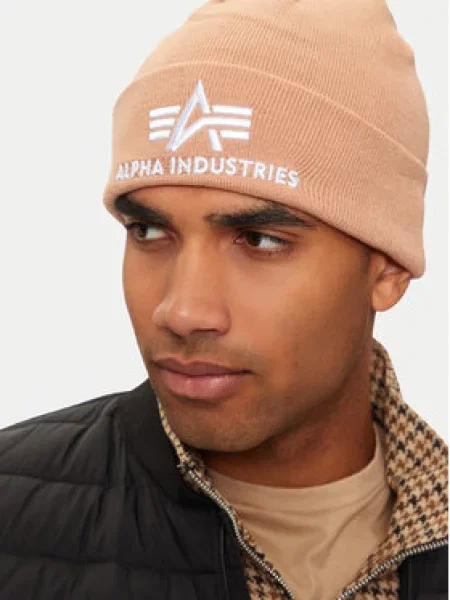 Alpha Industries Čepice Oranžová bílý