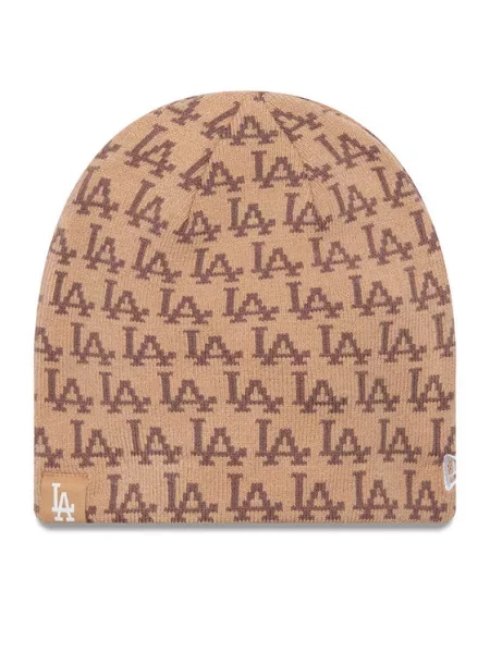 New Era Čepice Jacquard Skull Bean béžová