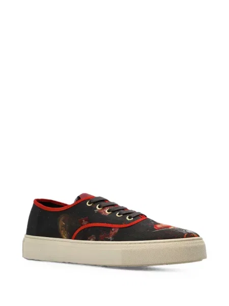 Sneakerși Vivienne Westwood cu imagine negru