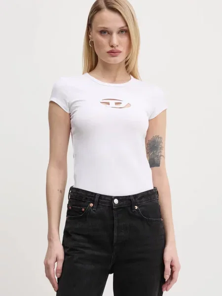 Тениска Diesel T-ANGIE черно бяло