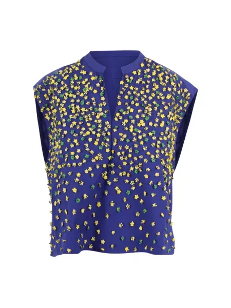 Bluzka Mii bez rękawów niebieska