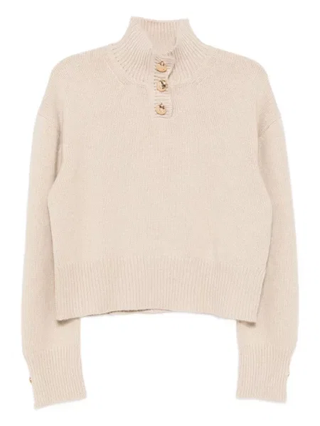 Pulover Brandon Maxwell cu guler henley