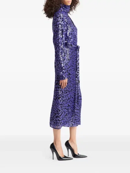 Rochie midi 16arlington până la genunchi de costum violet